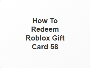 How to Redeem Roblox Gift Card 58