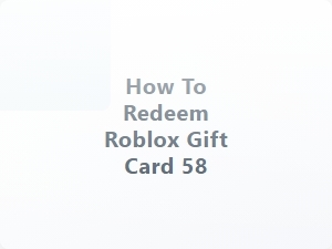 How to Redeem Roblox Gift Card 58